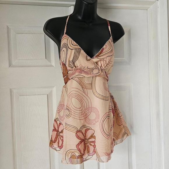 Forever 21 Tops - Vintage y2k 2000s beaded babydoll coquette fairy blouse